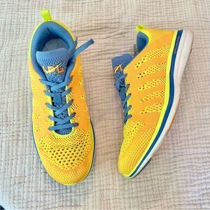 APL | Tech Loom Pro Bright Yellow and Blue Sneakers